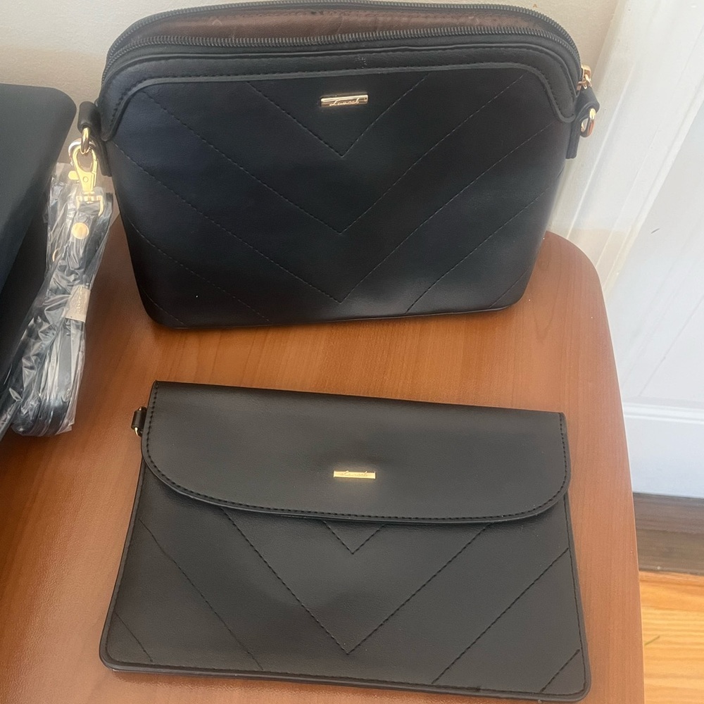 2 Piece LOVEVOOK  CrossBody Bag and hand clutch